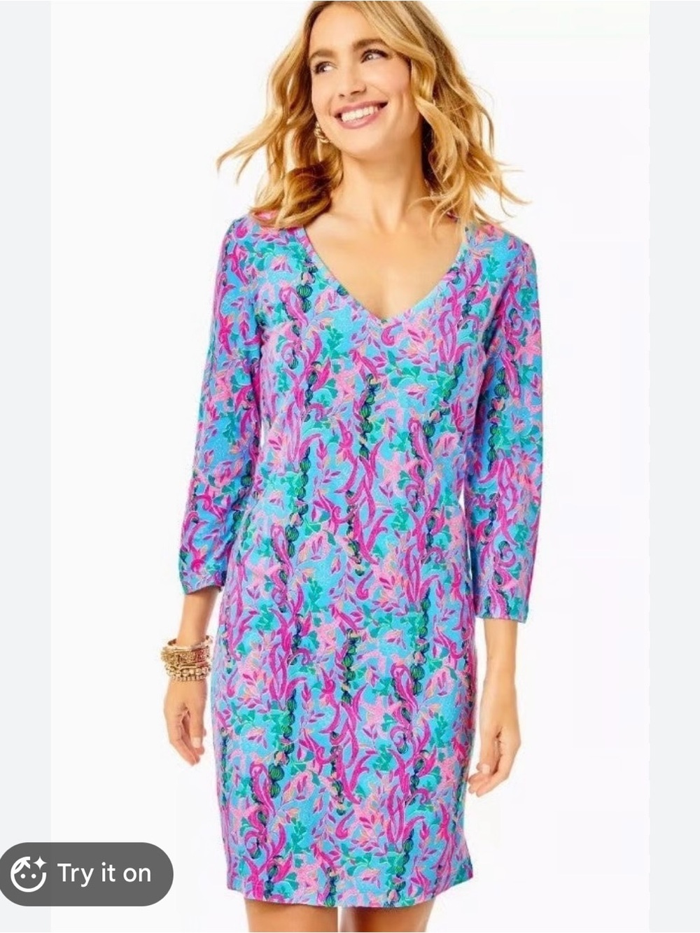 Lilly Pulitzer Tessa Dress- Seaweed Samba
